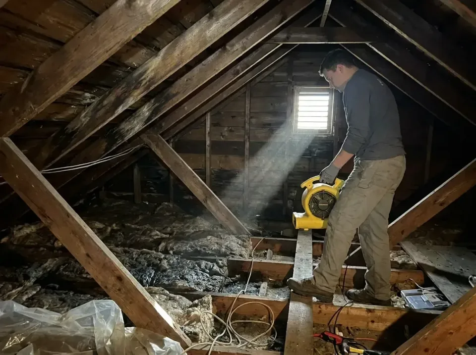attic-water-damage-drying-proc-007 — frequently asked questions, Emergency Water Extraction & 24/7 Flood Response in St. Hed…